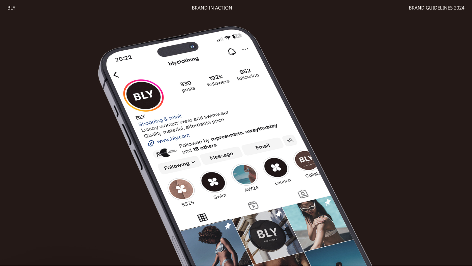 BLY final brand identity